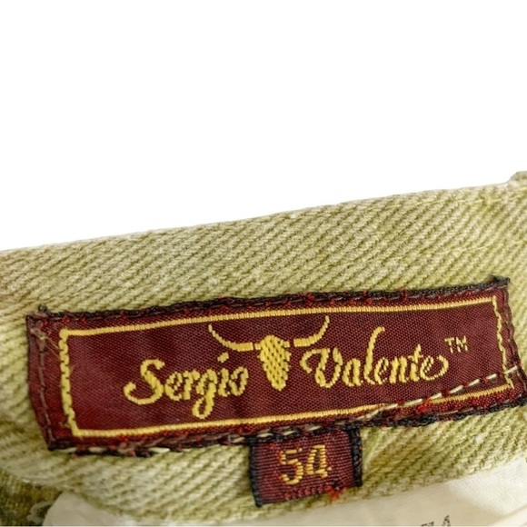 Vintage Sergio Valente High Waist Straight Leg Jeans Size Small Green - Picture 8 of 8